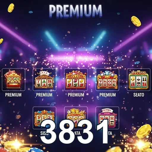 Imagem de jogos no site 3831 mostrando variedade de opções de entretenimento digital.