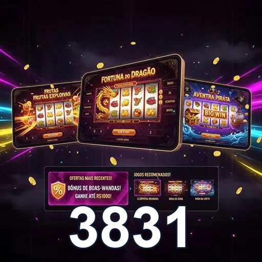 Imagem do site 3831 mostrando a página inicial com destaque para o layout moderno e funcionalidades práticas.